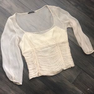 100% silk Elie Tahari blouse - S